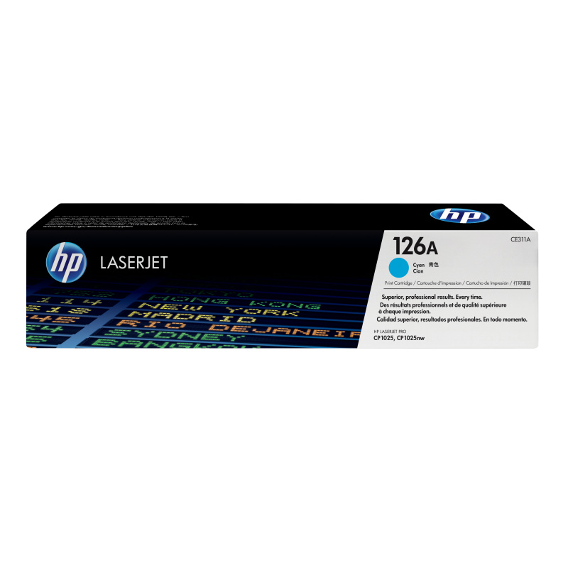 HP 126A toner LaserJet cyan authentique