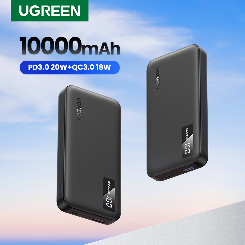Ugreen 25742 banque d'alimentation électrique Lithium-Ion (Li-Ion) 10000 mAh Noir