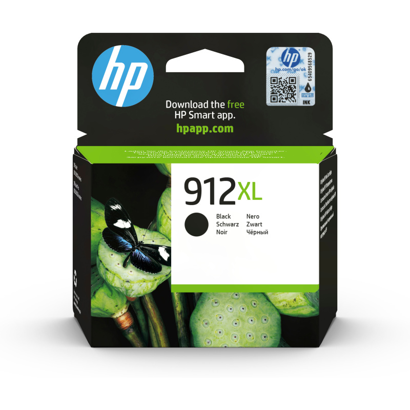 HP 912XL Cartouche d'encre noire authentique, grande capacité