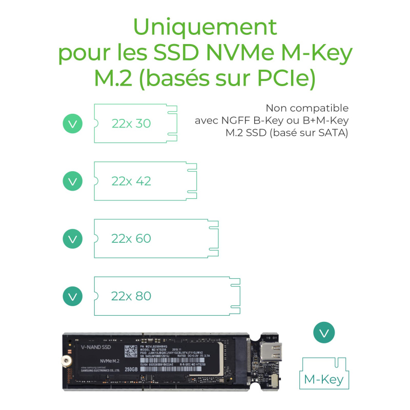 ICY BOX IB-1817M-C31 Enceinte ssd Gris M.2