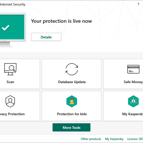 Kaspersky Internet Security 2020 Sécurité antivirus Base 3 licence(s) 1 année(s)