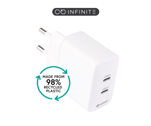 eSTUFF ES637035 chargeur d'appareils mobiles Smartphone Blanc Secteur Charge rapide Intérieure