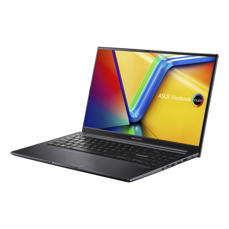 ASUS Vivobook 15 OLED M1505YA-L1308W AMD Ryzen™ 5 7430U Ordinateur portable 39,6 cm (15.6") Full HD 16 Go DDR4-SDRAM 512 Go SSD Wi-Fi 6E (802.11ax) Windows 11 Home Noir
