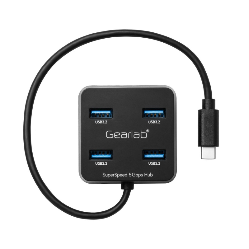eSTUFF GLB235402 hub & concentrateur USB 3.2 Gen 1 (3.1 Gen 1) Type-C 5000 Mbit/s Noir