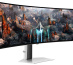 Samsung G93SC écran plat de PC 124,5 cm (49") 5120 x 1440 pixels Dual QHD OLED Argent
