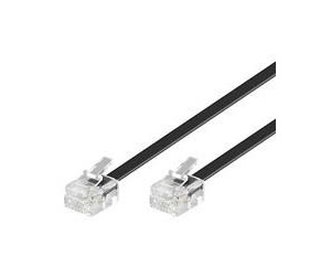 Microconnect MPK187 câble de téléphone 3 m Noir