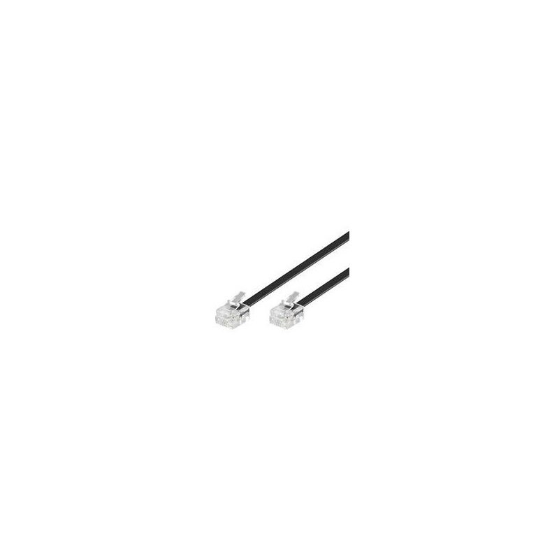 Microconnect MPK187 câble de téléphone 3 m Noir