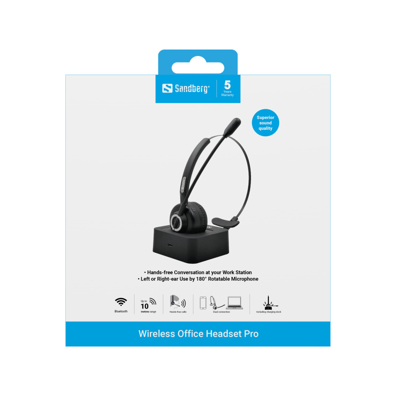 Sandberg Bluetooth Office Headset Pro