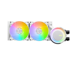 MSI MAG CORELIQUID E240 WHITE système de refroidissement d’ordinateur Carte-mère, Processeur Kit de refroidissement du liquide 12 cm Blanc