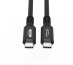 Microconnect USB4CC1 câble USB USB4 Gen 3x2 1,2 m USB C Noir
