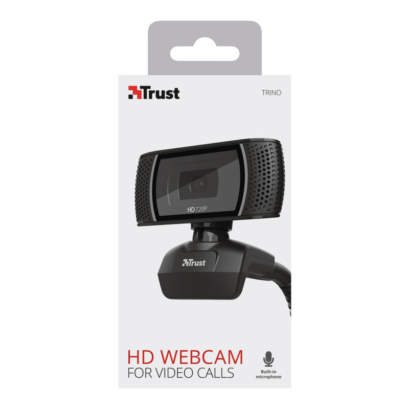 Trust Trino webcam 8 MP 1280 x 720 pixels USB 2.0 Noir