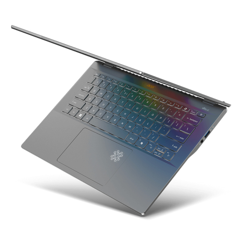 Acer Swift SF14-11-X3EB Copilot+ PC Snapdragon X1P-64-100 Ordinateur portable 36,8 cm (14.5") WQXGA 16 Go LPDDR5x-SDRAM 1 To SSD Wi-Fi 7 (802.11be) Windows 11 Home Gris