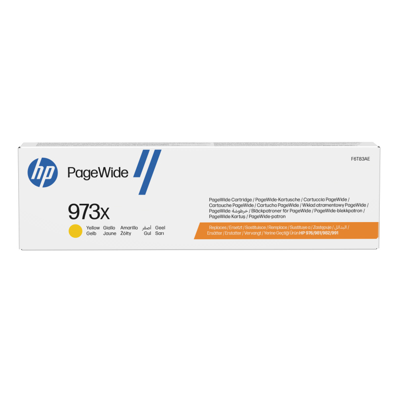HP 973X cartouche PageWide Jaune grande capacité authentique