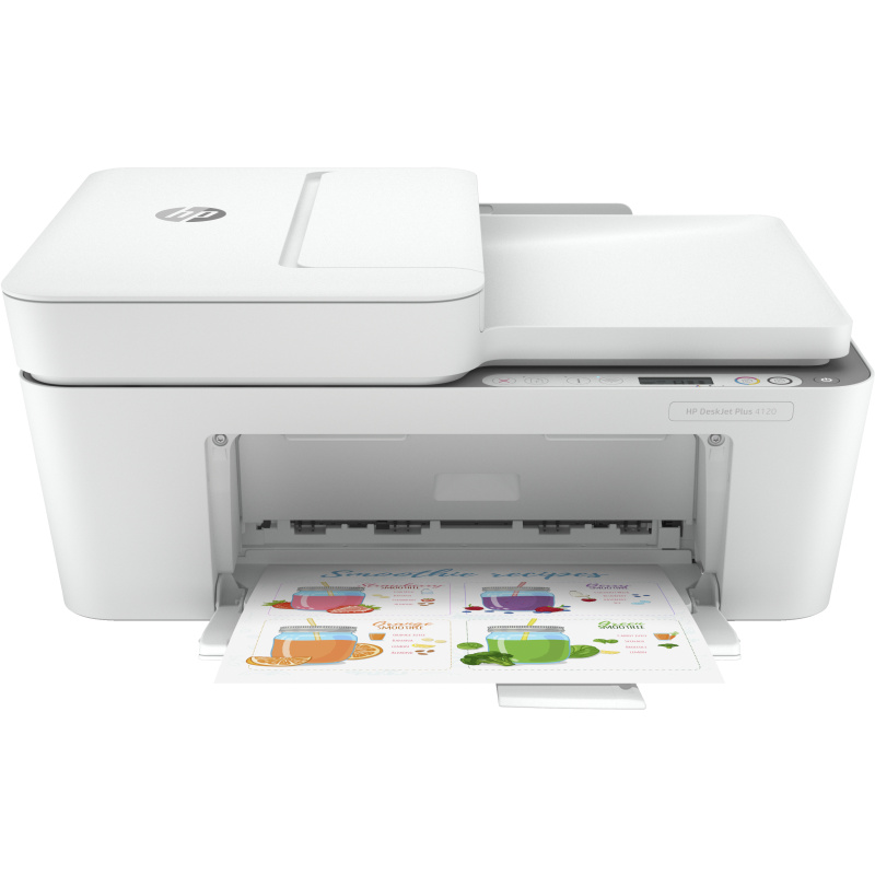 HP DeskJet Plus 4120 Sans fil All-in-One Couleur Imprimante, Instant Ink; copieur, scanner