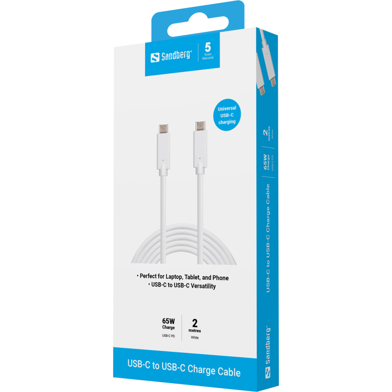 Sandberg USB-C Charge Cable 2M, 60W