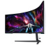 Samsung G95NC LED display 144,8 cm (57") 7680 x 2160 pixels Dual UHD Noir, Blanc