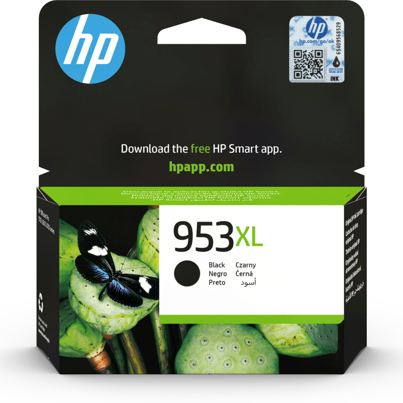 HP 953XL Cartouche d’encre noire grande capacité authentique