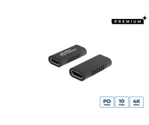 Microconnect USB3.2CFFA changeur de genre de câble USB C Noir