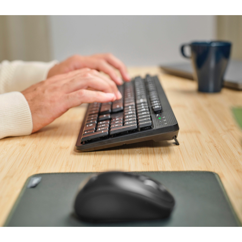 Trust Ody II clavier Bureau RF sans fil AZERTY Français Noir