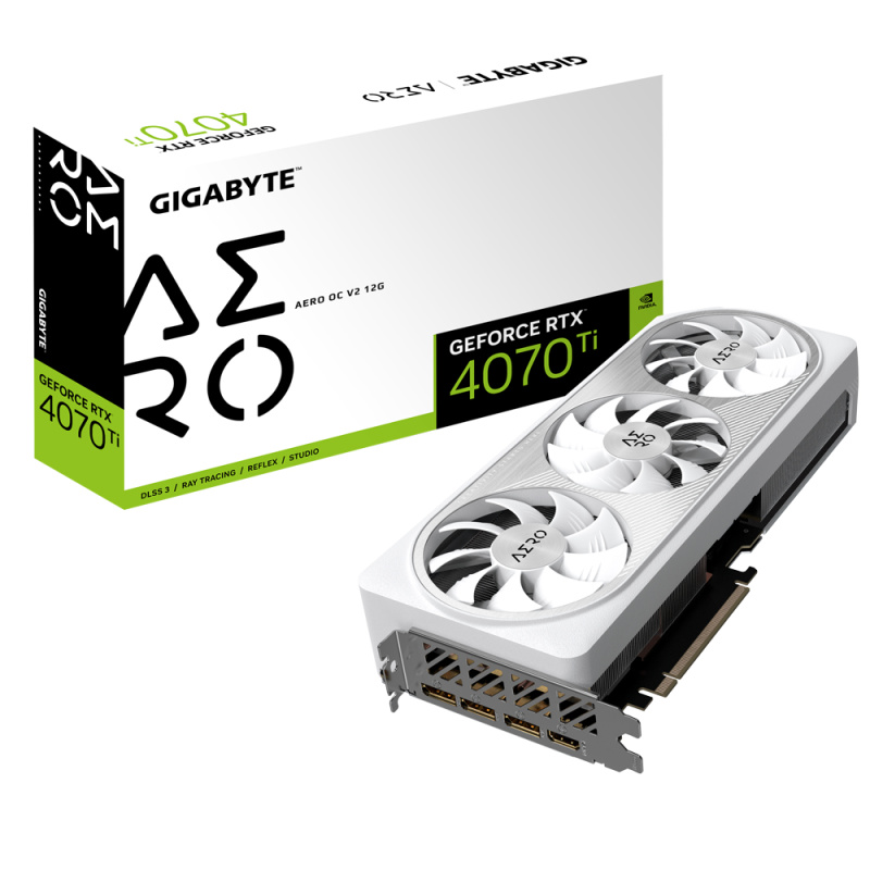 GIGABYTE AERO GeForce RTX 4070 Ti OC V2 12G NVIDIA 12 Go GDDR6X