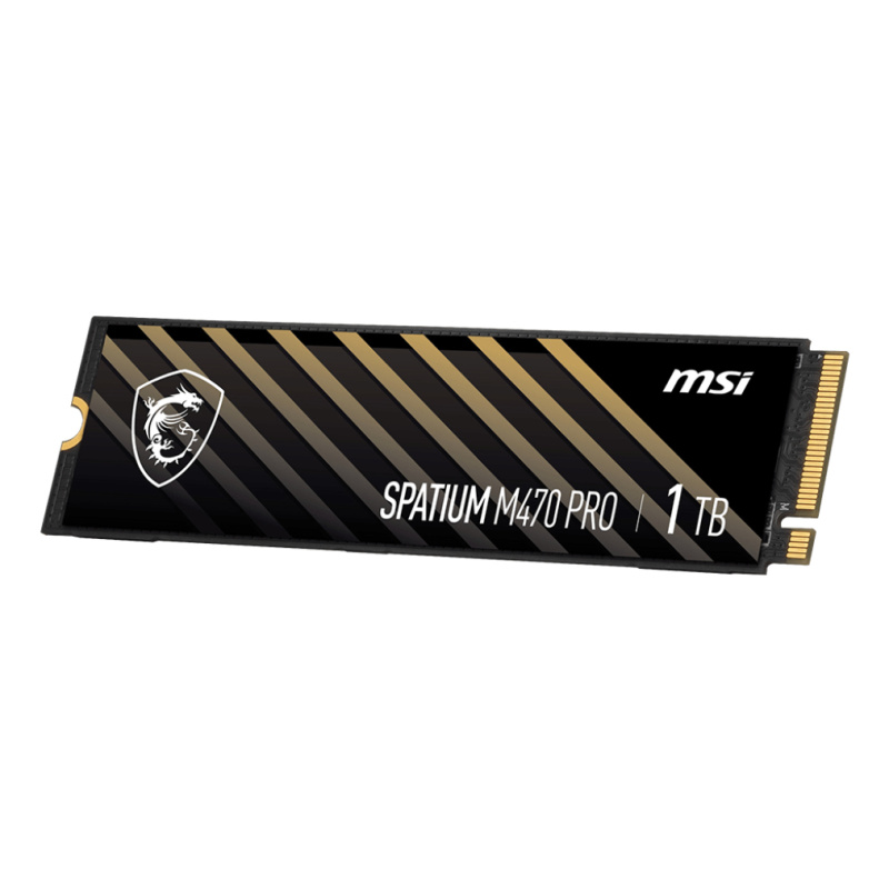 MSI Spatium M470 PRO PCIe 4.0 NVMe M.2 1TB 1 To PCI Express 4.0 3D NAND
