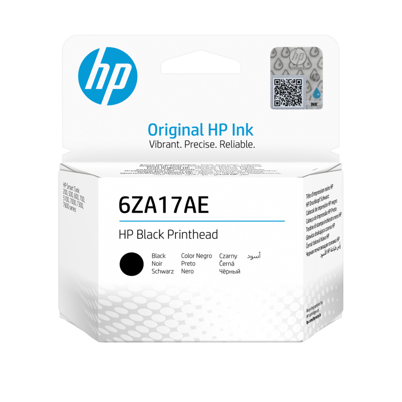 HP Tête d’impression noire 6ZA17AE