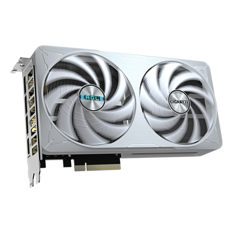 GIGABYTE GeForce RTX 5060 Ti EAGLE OC ICE 16G Carte Graphique – 16 Go GDDR7, 128 bits, PCI-E 5.0, 2617 MHz Fréquence du processeur, 3 x DisplayPort, 1 x HDMI, GV-N506TEAGLEOC ICE-16GD