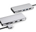 eSTUFF ES623010 hub & concentrateur USB 3.2 Gen 1 (3.1 Gen 1) Type-C 5000 Mbit/s Aluminium