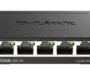 D-Link DGS-105 Non-géré L2 Gigabit Ethernet (10/100/1000) Noir