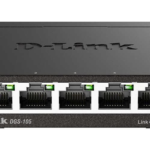 D-Link DGS-105 Non-géré L2 Gigabit Ethernet (10/100/1000) Noir