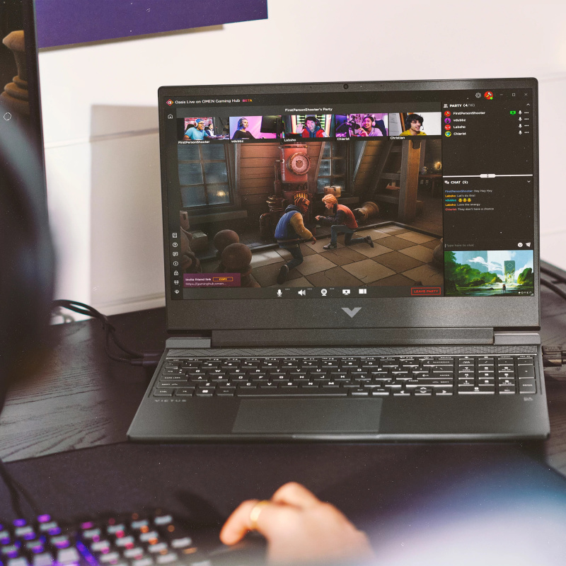 HP Victus Gaming Laptop 15-fa0026nf Intel® Core™ i5 i5-12450H Ordinateur portable 39,6 cm (15.6") Full HD 16 Go DDR4-SDRAM 512 Go SSD NVIDIA GeForce RTX 3050 Wi-Fi 6 (802.11ax) Windows 11 Home Noir