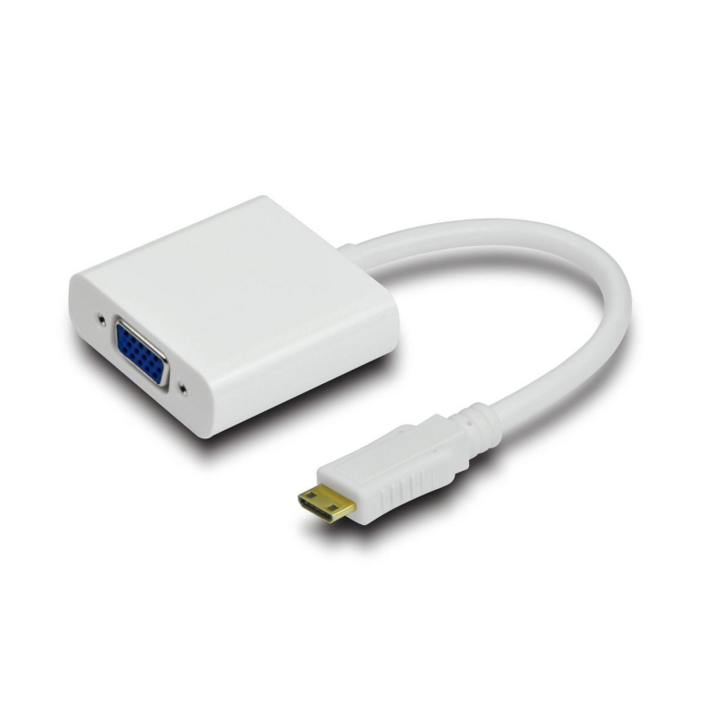 Microconnect HDMIVGA câble vidéo et adaptateur 15 m VGA (D-Sub) HDMI Type C (Mini) Noir
