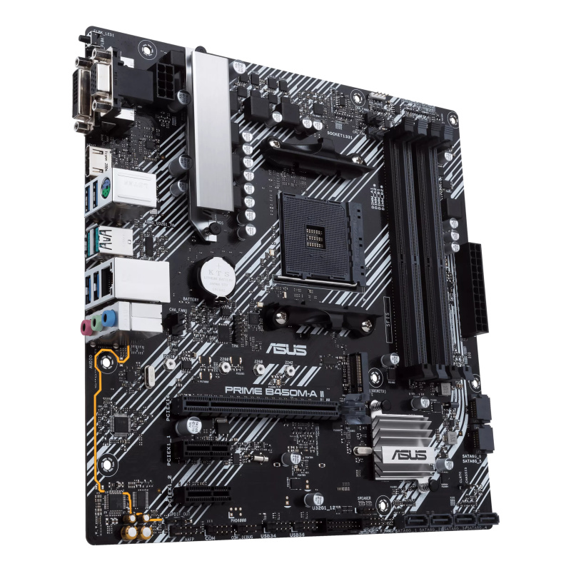 ASUS Prime B450M-K II AMD B450 Emplacement AM4 micro ATX