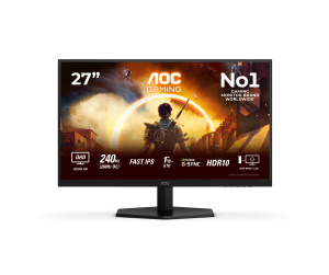 AOC G4 Q27G42ZE écran plat de PC 68,6 cm (27") 2560 x 1440 pixels Quad HD LCD Noir, Rouge