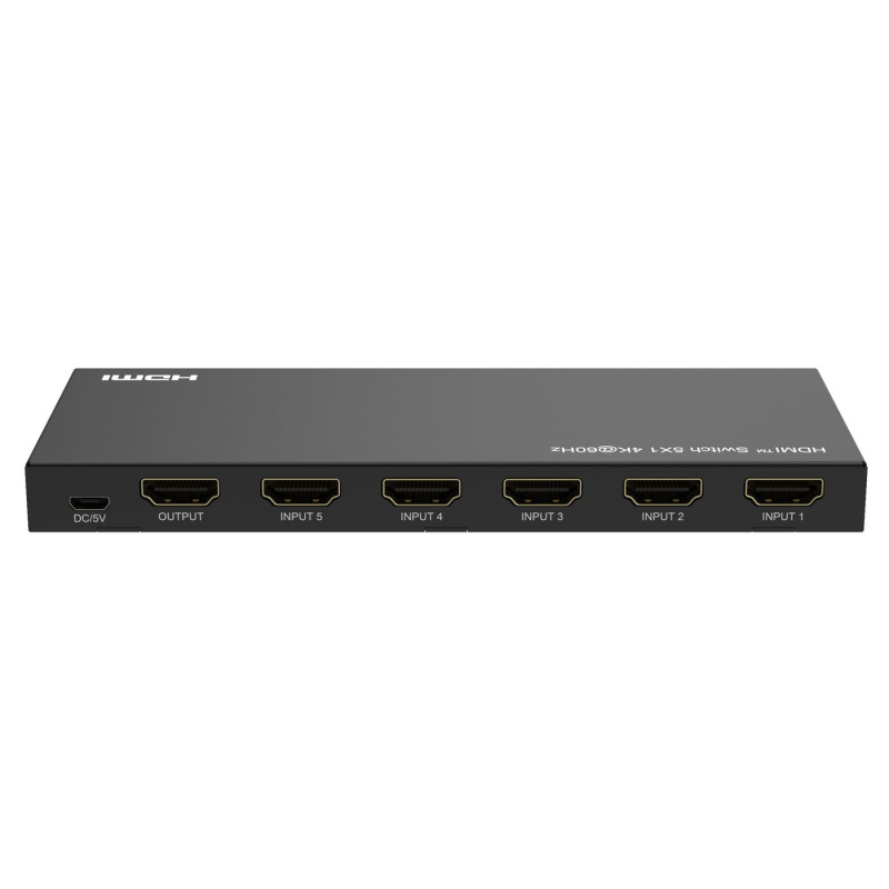 Microconnect MC-HDMISWITCH0501-4K commutateur vidéo