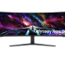 Samsung G95NC LED display 144,8 cm (57") 7680 x 2160 pixels Dual UHD Noir, Blanc