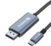 Sandberg 136-51 câble vidéo et adaptateur 2 m USB Type-C DisplayPort Noir, Gris