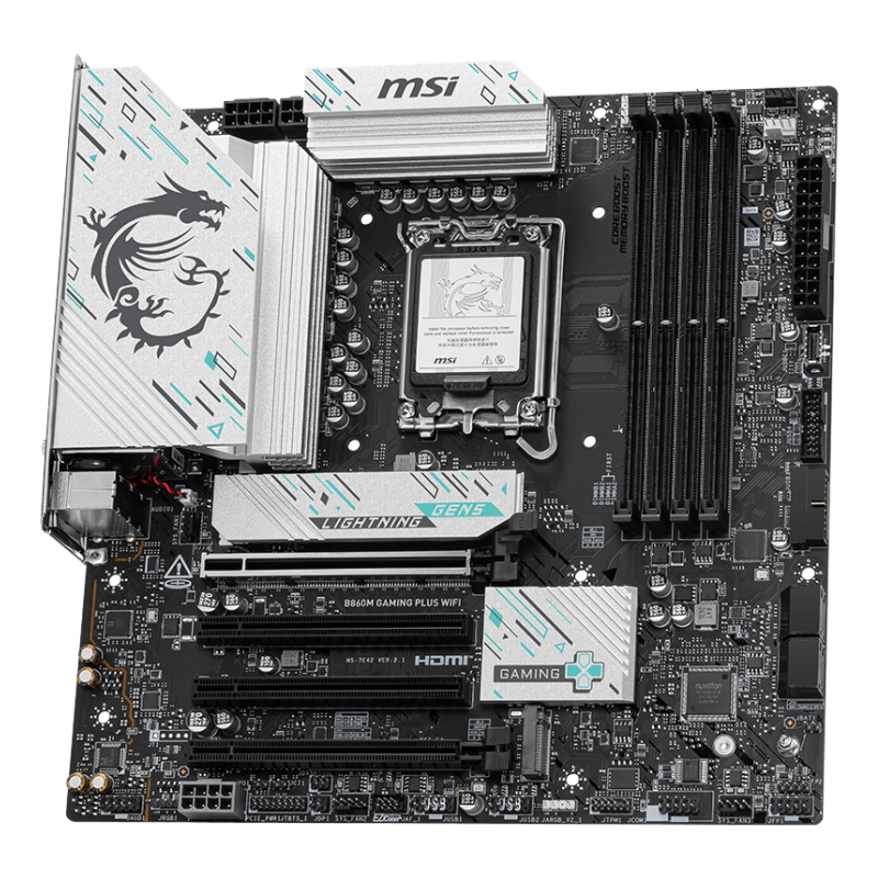 MSI B860M GAMING PLUS WIFI carte mère Intel B860 LGA 1851 (Socket V1) micro ATX