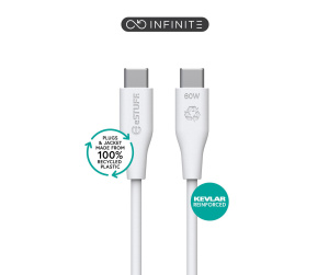 eSTUFF ES604170-BULK câble USB USB 2.0 1 m USB C Blanc