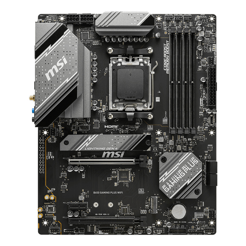 MSI B650 GAMING PLUS WIFI carte mère AMD B650 Emplacement AM5 ATX