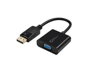Microconnect DPVGA15CM câble vidéo et adaptateur 0,15 m DisplayPort VGA (D-Sub) Noir