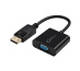 Microconnect DPVGA15CM câble vidéo et adaptateur 0,15 m DisplayPort VGA (D-Sub) Noir