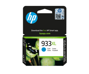HP 933XL cartouche d'encre cyan grande capacité authentique