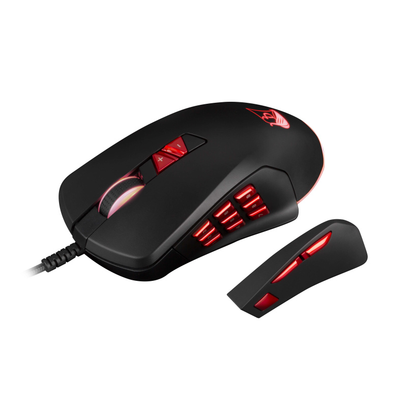 Konix Fenrir souris Jouer Droitier USB Type-A Optique 10000 DPI