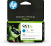 HP 951XL cartouche d'encre cyan grande capacité authentique