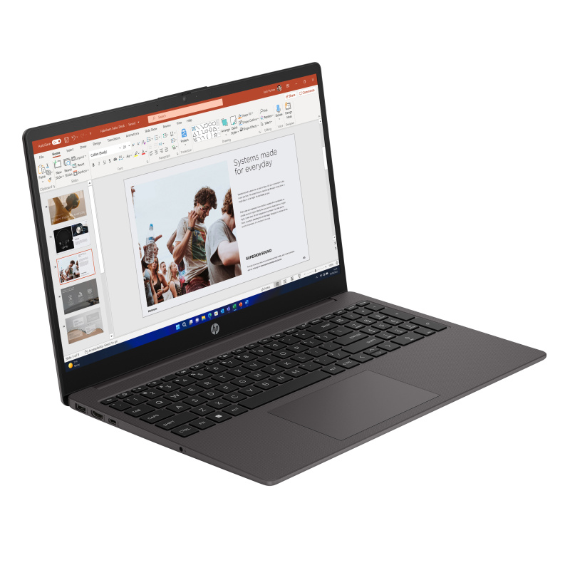 HP 250 G10 Intel® Core™ i3 i3-1315U Ordinateur portable 39,6 cm (15.6") Full HD 8 Go DDR4-SDRAM 512 Go SSD Wi-Fi 6 (802.11ax) Windows 11 Home Noir