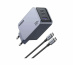Ugreen Nexode Pro EU 3-Port GaN PD Fast Charger With USB-C Cable Universel Noir, Gris Secteur Charge rapide Intérieure