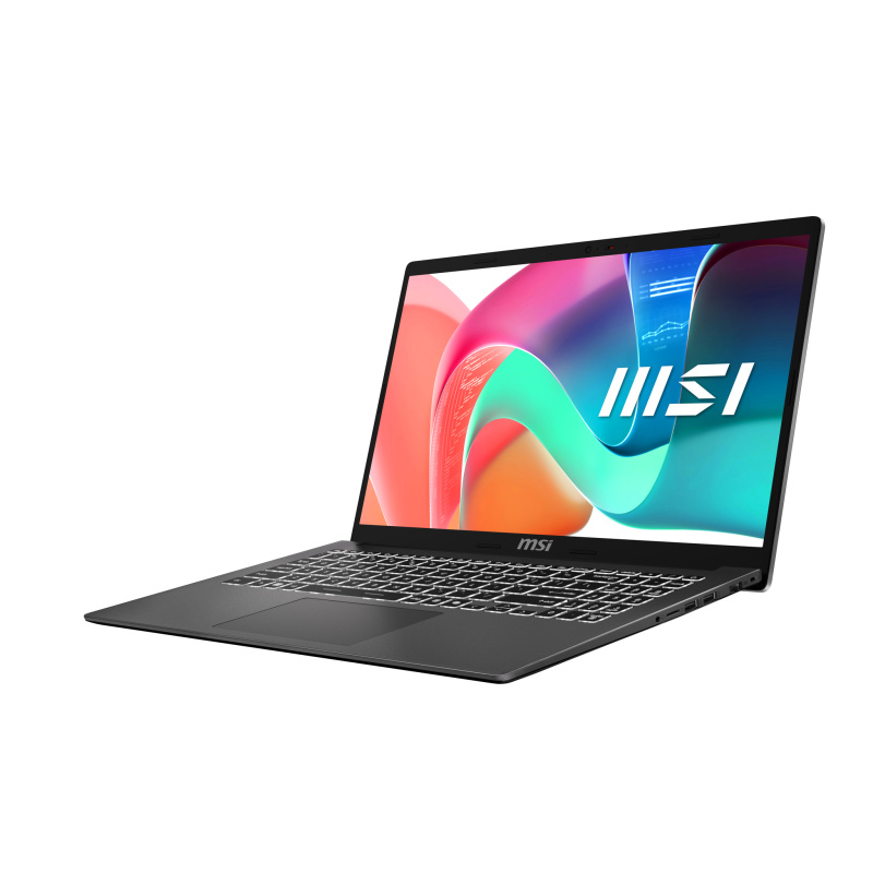 MSI Modern 15 F13MG-607FR Intel® Core™ i5 i5-1334U Ordinateur portable 39,6 cm (15.6") Full HD 16 Go DDR4-SDRAM 512 Go SSD Wi-Fi 6E (802.11ax) Windows 11 Home Français Gris