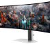 Samsung G93SC écran plat de PC 124,5 cm (49") 5120 x 1440 pixels Dual QHD OLED Argent