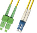 Microconnect FIB841003 câble InfiniBand et à fibres optiques 3 m SC LC Jaune